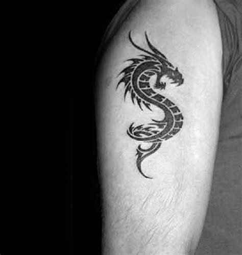 60 Simple Dragon Tattoos For Men Fire Breathing Ink Ideas