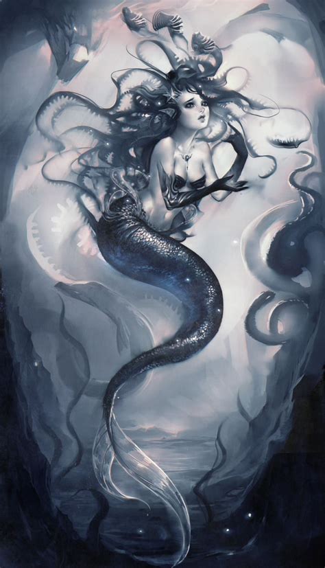 Fantasy Mermaids Mermaids And Mermen Fantasy Girl Dark Fantasy