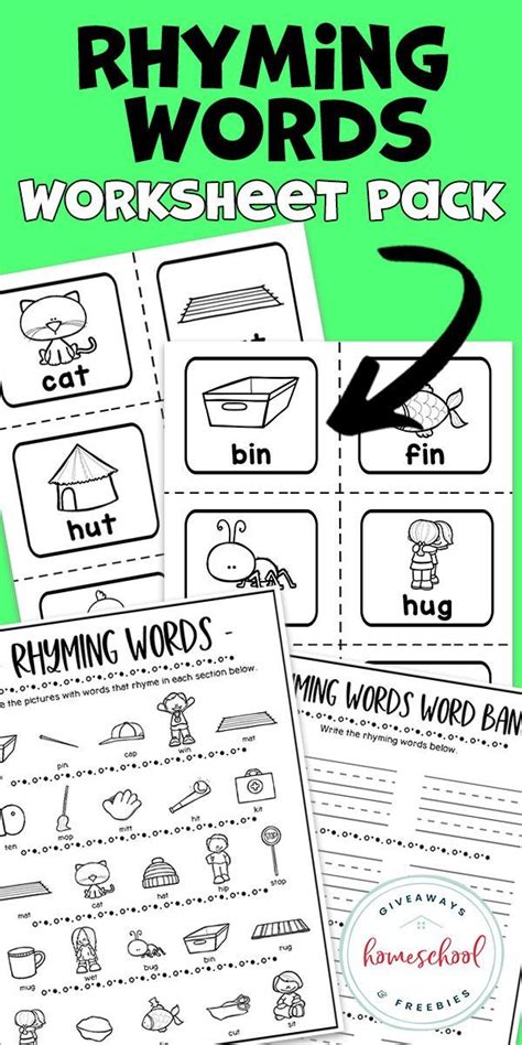 How To Teach Rhyming Words Free Worksheets And Printables Rhyming