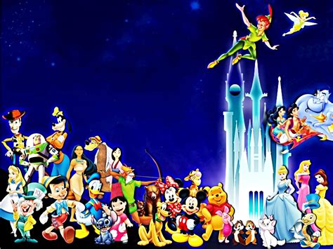 71 Disney Characters Wallpaper Wallpapersafari