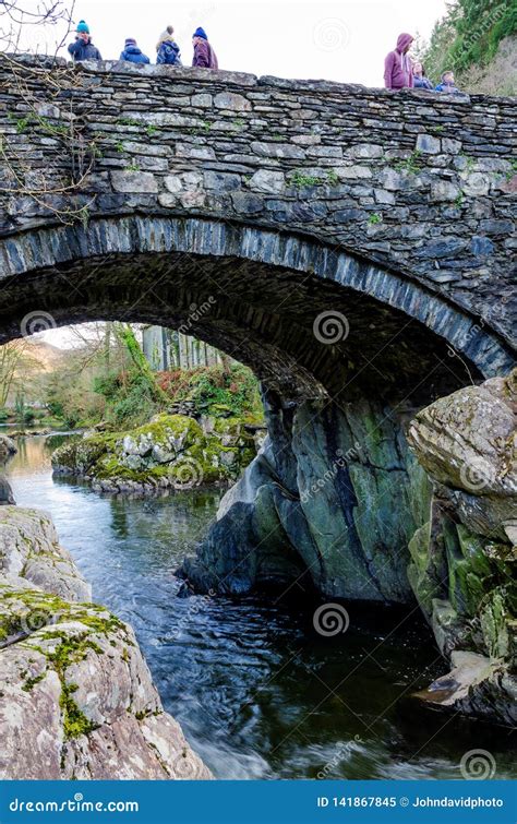 Pont Y Pair Bridge In Beautiful Betws Y Coed Editorial Image Image Of Afon Snowdonia 141867845