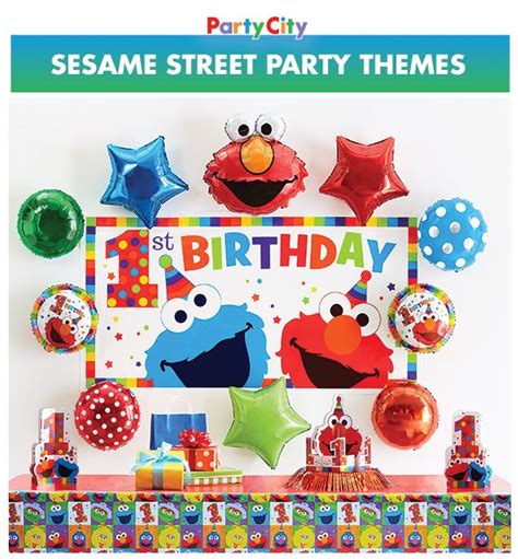 Party City Can Tell You How To Get To Sesame Street Throw The Perfect Birthday Party Shop