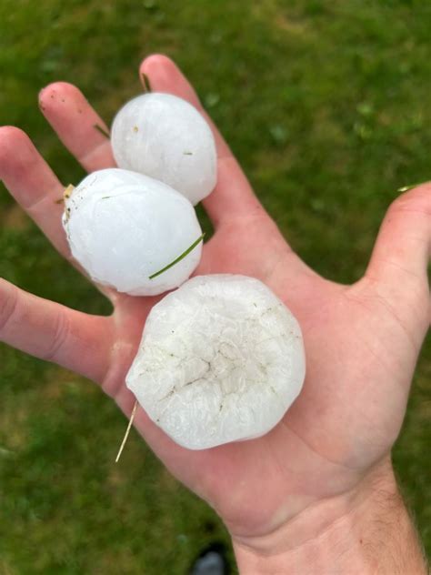 Softball Sized Hail Rocks Parts Of South Dakota Tuesday