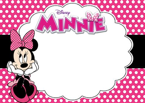 Free Printable Minnie Mouse Birthday Party Invitation Card Free