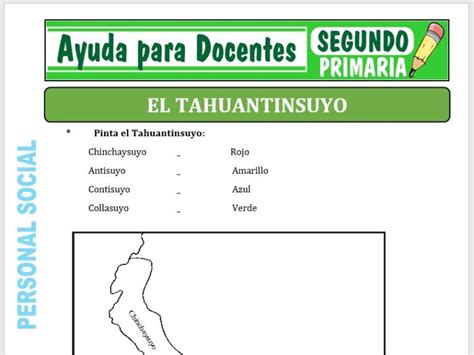 Mapa Del Tahuantinsuyo Para Segundo De Primaria Ayuda Para Docentes The Best Porn Website
