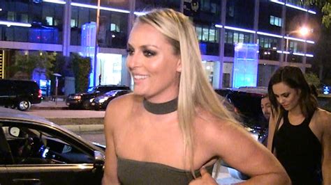Lindsey Vonn Parties In Hollywood In Skin Tight Dress