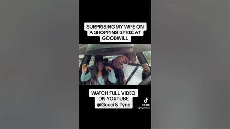 surprising my wife on a shopping spree to goodwill viral ytshorts shorts youtube