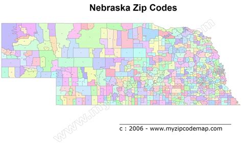 Omaha Area Zip Code Map