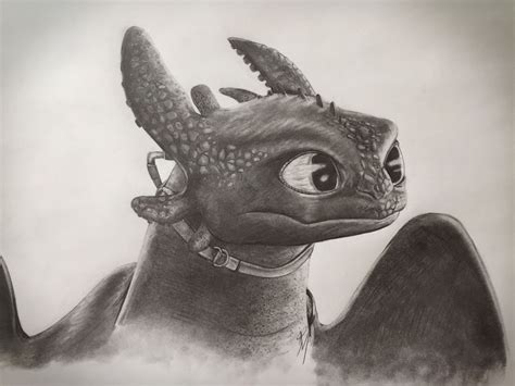 34 Realistic Toothless Dragon Drawing Tarinijonald