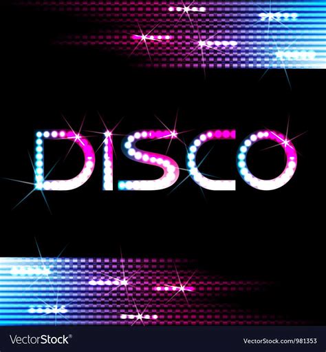 Disco Lights Background Royalty Free Vector Image Ad Background