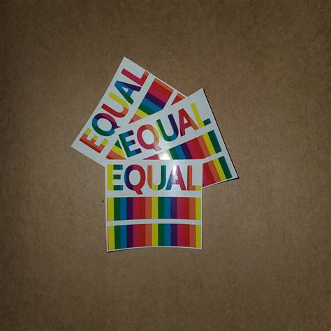 Pride Equality Decals Etsy