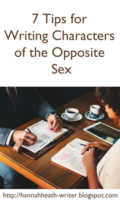 hannah heath 7 tips for writing characters of the opposite sex