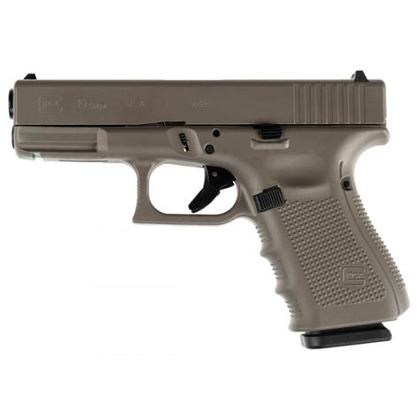 Glock 19 9mm 4th Gen Elite Earth Cerakote Free Threaded Barrel 549