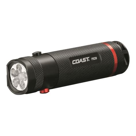 Coast Px20 Dual Color With Bulls Eye Spot Beam Flashlight 315 Lumens