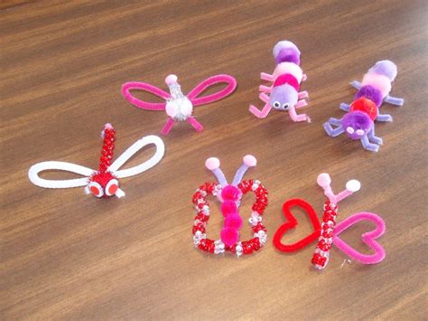 Simple Joy Crafting Pipe Cleaner Bugs Valentine Crafts Crafts For