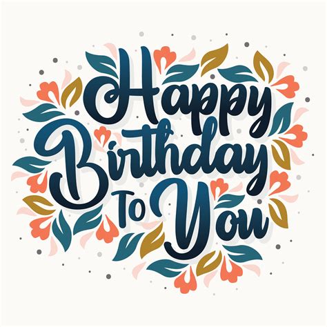 Happy Birthday Poster Design Royalty Free Stock Svg Vector And Clip Art