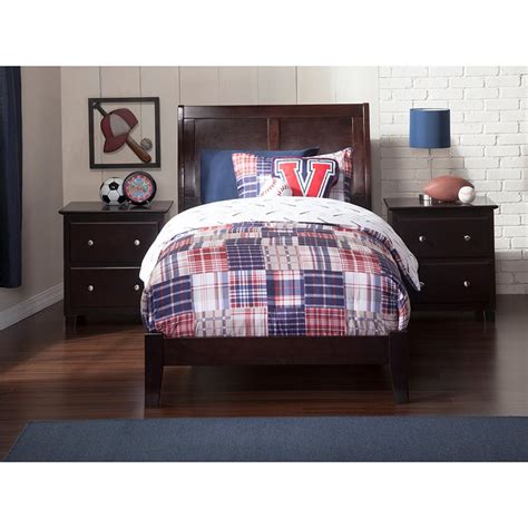 Atlantic Furniture Portland Twin Xl Sleigh Bed In Espresso Ar8911031