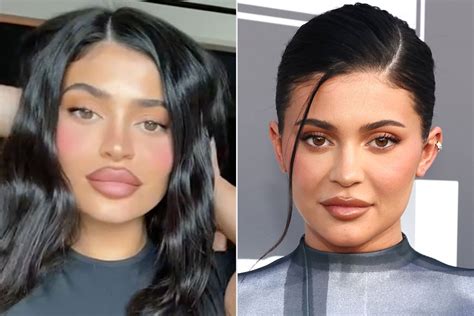 kylie jenner defends her oversize pout in tiktok video