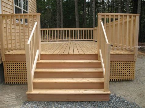 Wood, metal, stone, glass, cable railing and more! Wooden Handrails For Deck : Home Decor - Simply Ideas For ...