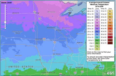 Minnesota Hardiness Zones Interactive Map Interactive Minneapolis