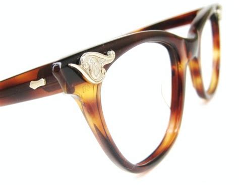 vintage 1950s 60s horn rim cat eye eyeglasses by vintage50seyewear