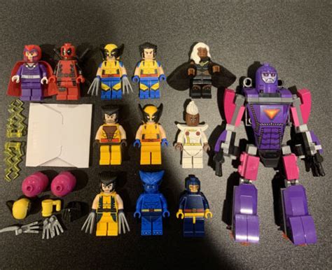 Huge Lego Marvel X Men Minifigure Lot Wolverine Cyclops Deadpool Ebay