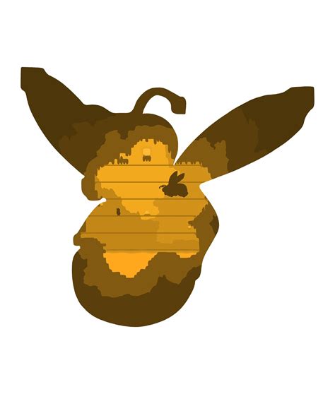 Terraria Queen Bee Digital Silhouette Piece Etsy