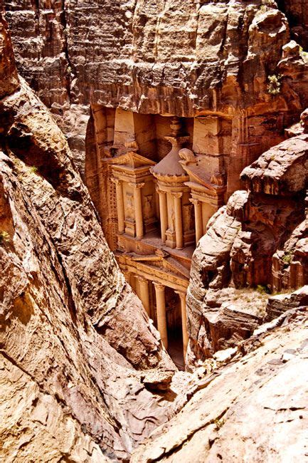 Petra Al Khazneh Was Used For The Entrance To The Temple Housing The