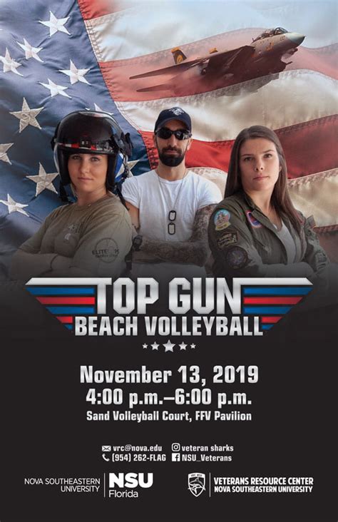 Top Gun Beach Volleyball Tournament And Cookout Nov 13 Nsu Sharkfins