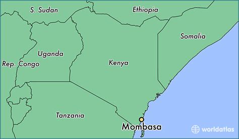 Where Is Mombasa Kenya Mombasa Mombasa Map