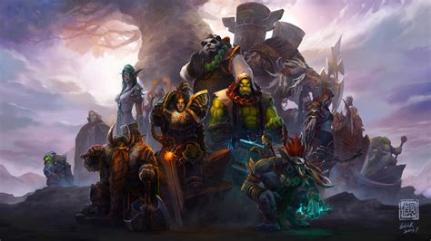 2048x1152 Resolution World Of Warcraft Heroes 2048x1152 Resolution Wallpaper Wallpapers Den