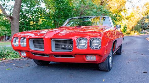All Red 1970 Pontiac Gto Is Brand New Despite Its Age Rocks Original