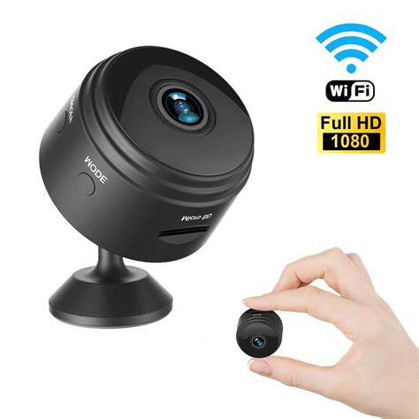 mini wifi spy camera hd 4k wireless hidden spy camera with night vision and motion detection
