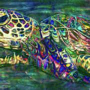 Tropical Sea Turtle 2 Painting By Jack Zulli Fine Art America