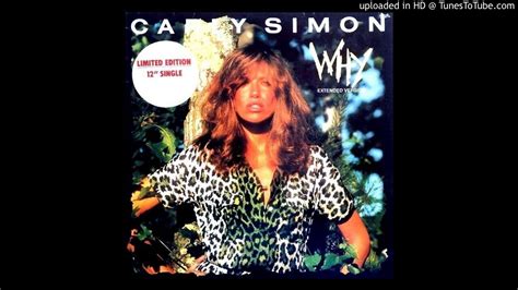 Carly Simon Why 12 1982 Youtube