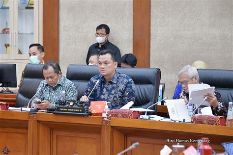 Rapat Dengar Pendapat Kemendag Dengan Komisi Vi Dpr Ri Kementerian Perdagangan Republik Indonesia