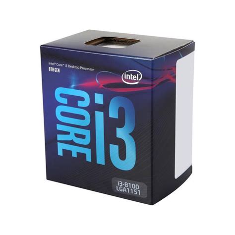 Intel Core I3 8100 8th Gen Processor Lga 1151 Shopee Malaysia