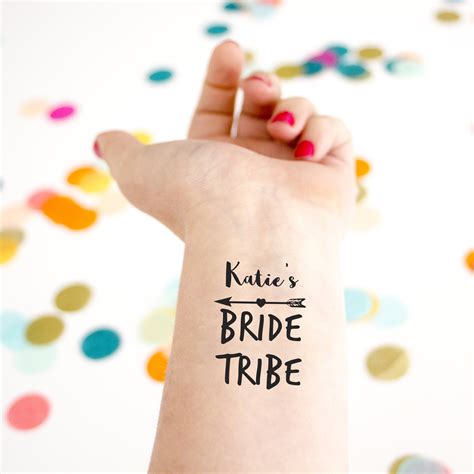 Bride Tribe Temporary Tattoos — Kristen Mcgillivray