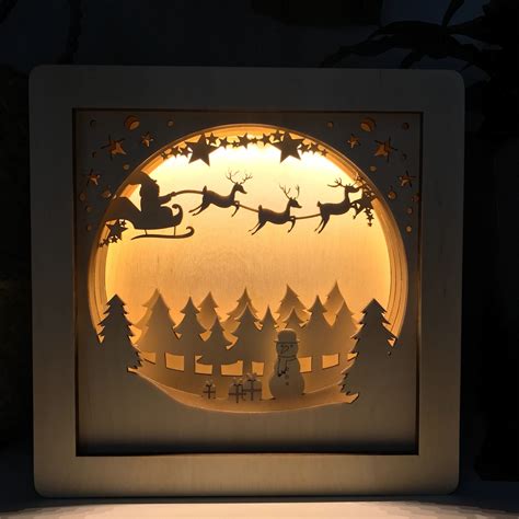 Shadow box - New Year gift - Christmas gifts - Christmas decorations