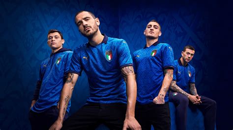 Italy 2020 21 Puma Home Kit 2021 Kits Football Shirt Blog