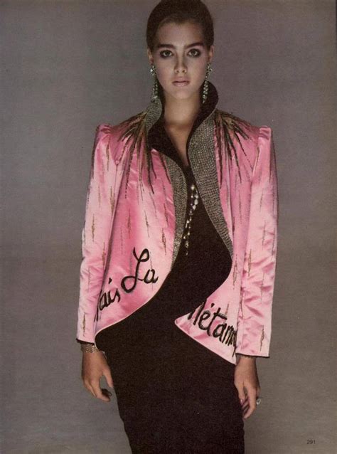Lelaid Brooke Shields By Richard Avedon For Vogue October 1980