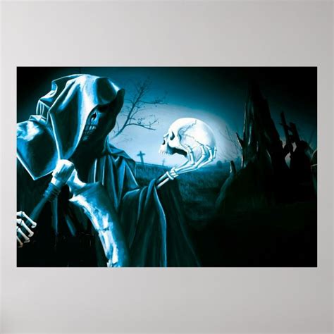 The Grim Reaper Poster Zazzle