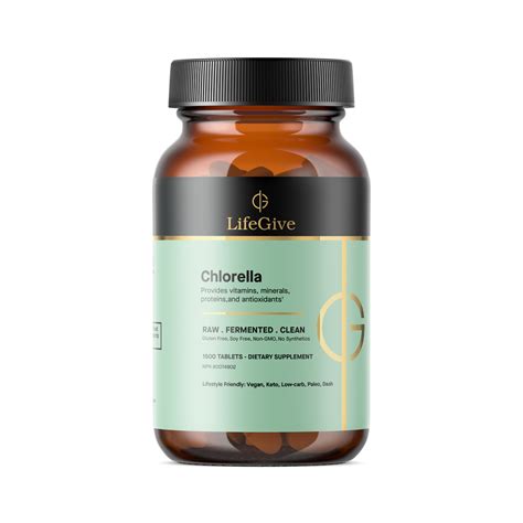 chlorella 1500 tablets hippocrates wellness