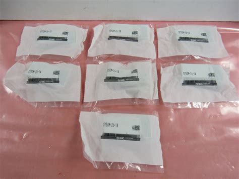 Smc Sy50m 26 1a Sy50m261a Blanking Plate Assembly Lot Of 7 Nnb