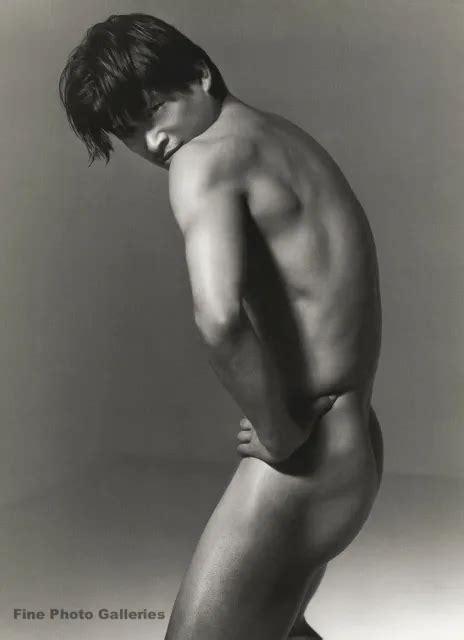 Herb Ritts Asian Male Nude Kazu Japanese Soccer Football Photo Art
