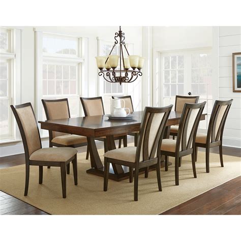 Dining table sets for sale. Steve Silver Gabrielle 9 Piece Dining Table Set - Medium ...