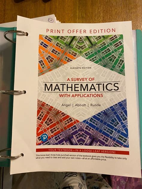 A Survey Of Mathematics With Applications Rental Edition By Christine
