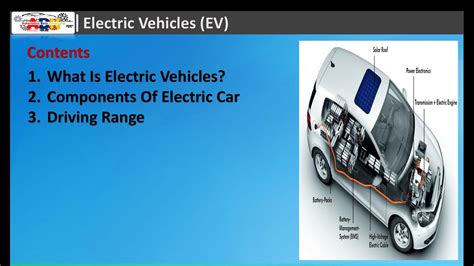 Electric Vehicles Components And Working Principles Youtube