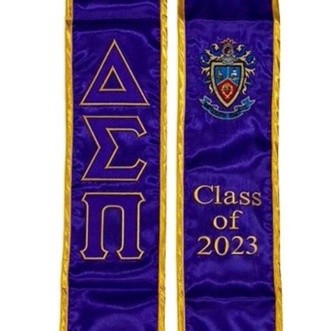 Accessories Delta Sigma Pi 223 Graduation Sash Stole Poshmark