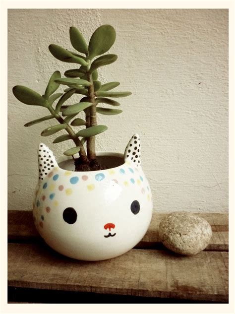 Cat Pot Planters Cute Cats And Cute Kitty